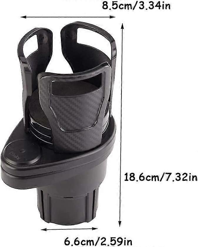 360 Rotatable Car Drink Holder - Multifunctional Cup Organizer for Vehicle Use - Image 2