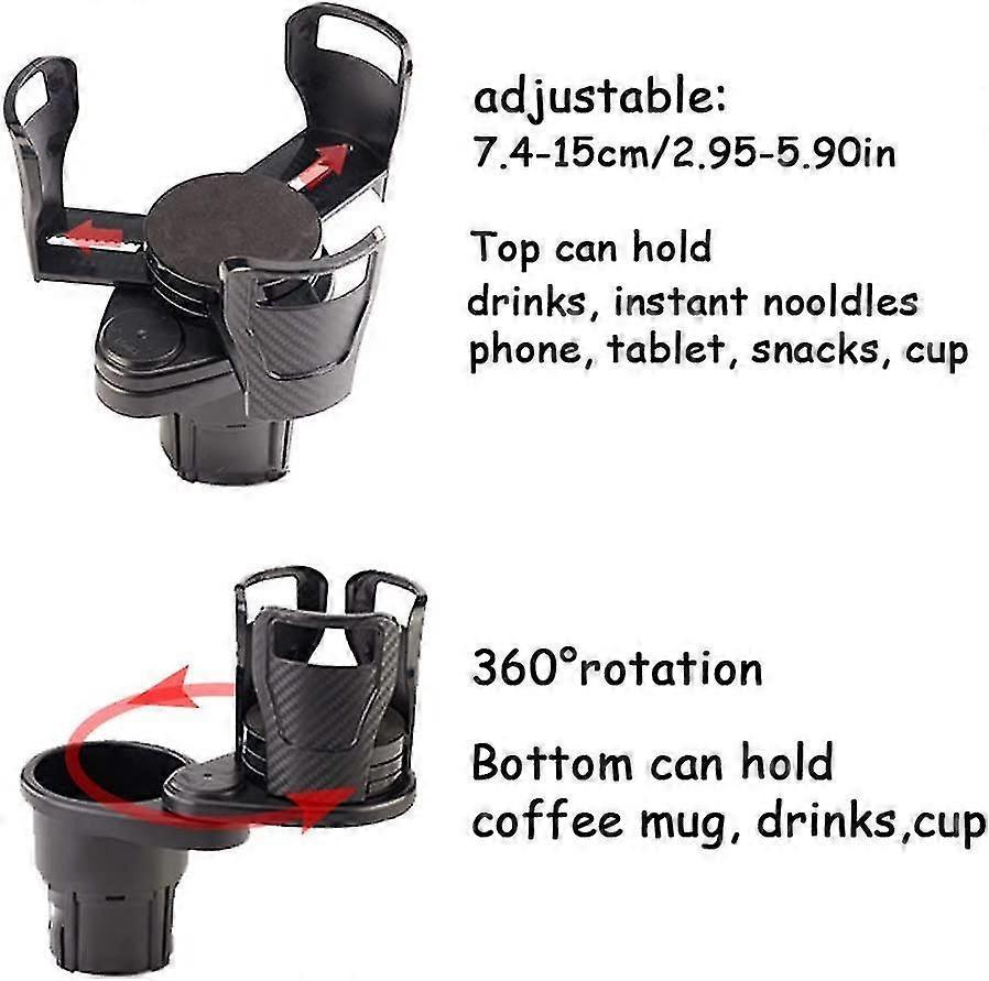 360 Rotatable Car Drink Holder - Multifunctional Cup Organizer for Vehicle Use - Image 4