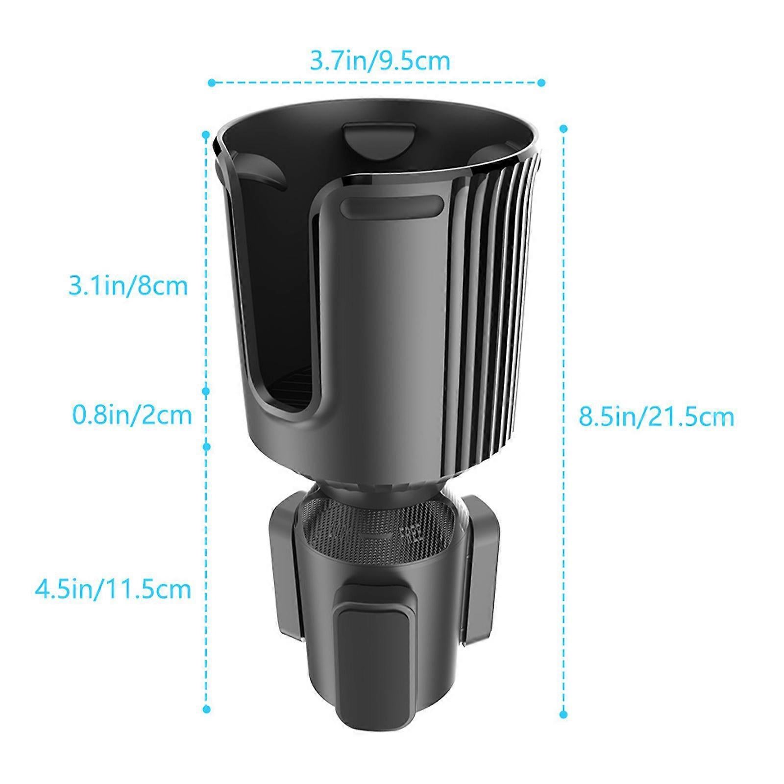 Car Cup Expander - Adjustable Drink Holder Fits Bottles Up to 3.7in Diameter - Image 4