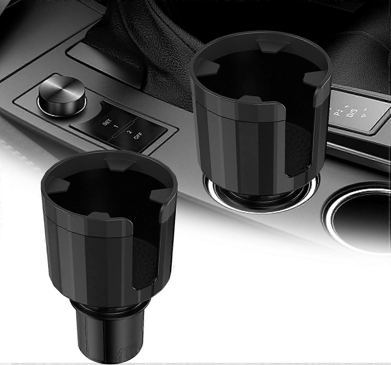 Adjustable Base Car Cup Holder Expander - Universal Auto Drink Organizer - Image 1