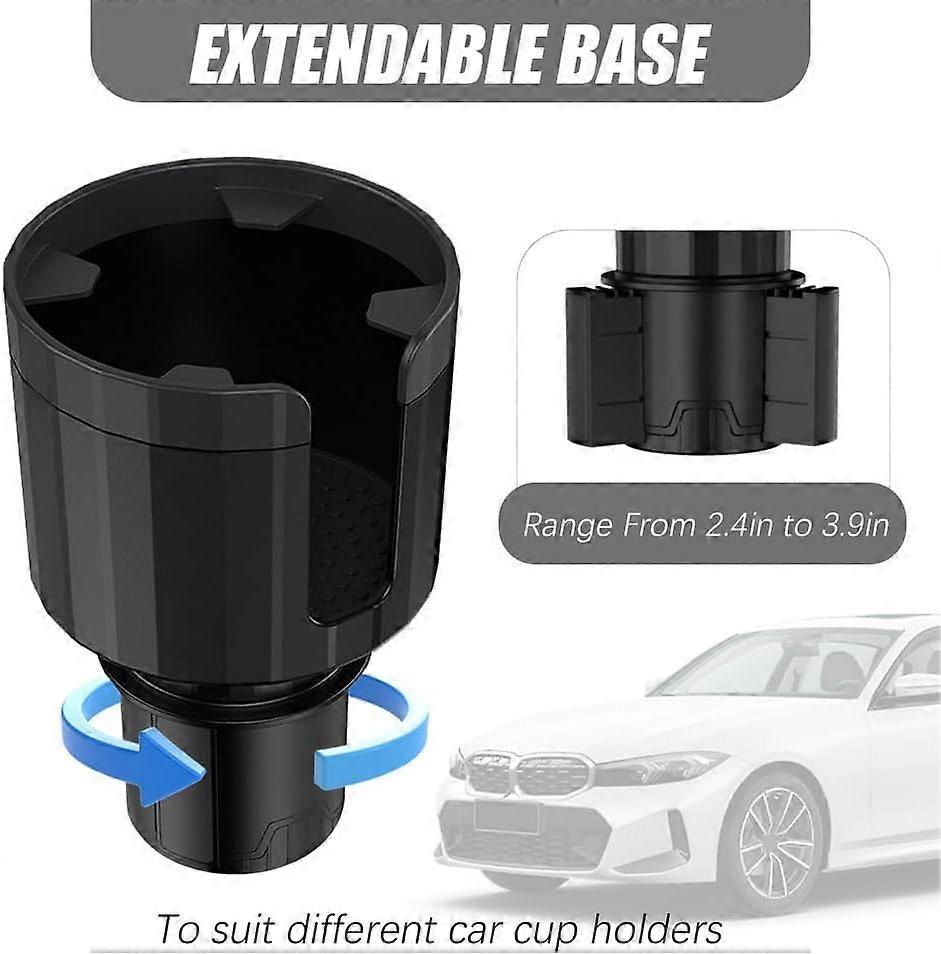 Adjustable Base Car Cup Holder Expander - Universal Auto Drink Organizer - Image 4
