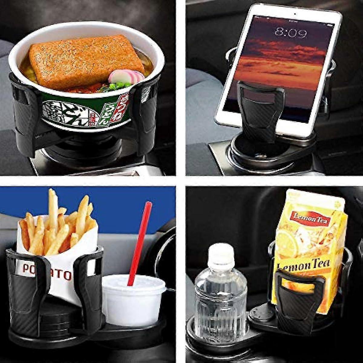 Dual Car Cup Holder - Expandable Adjustable Drink Holder for Car Use - Image 3
