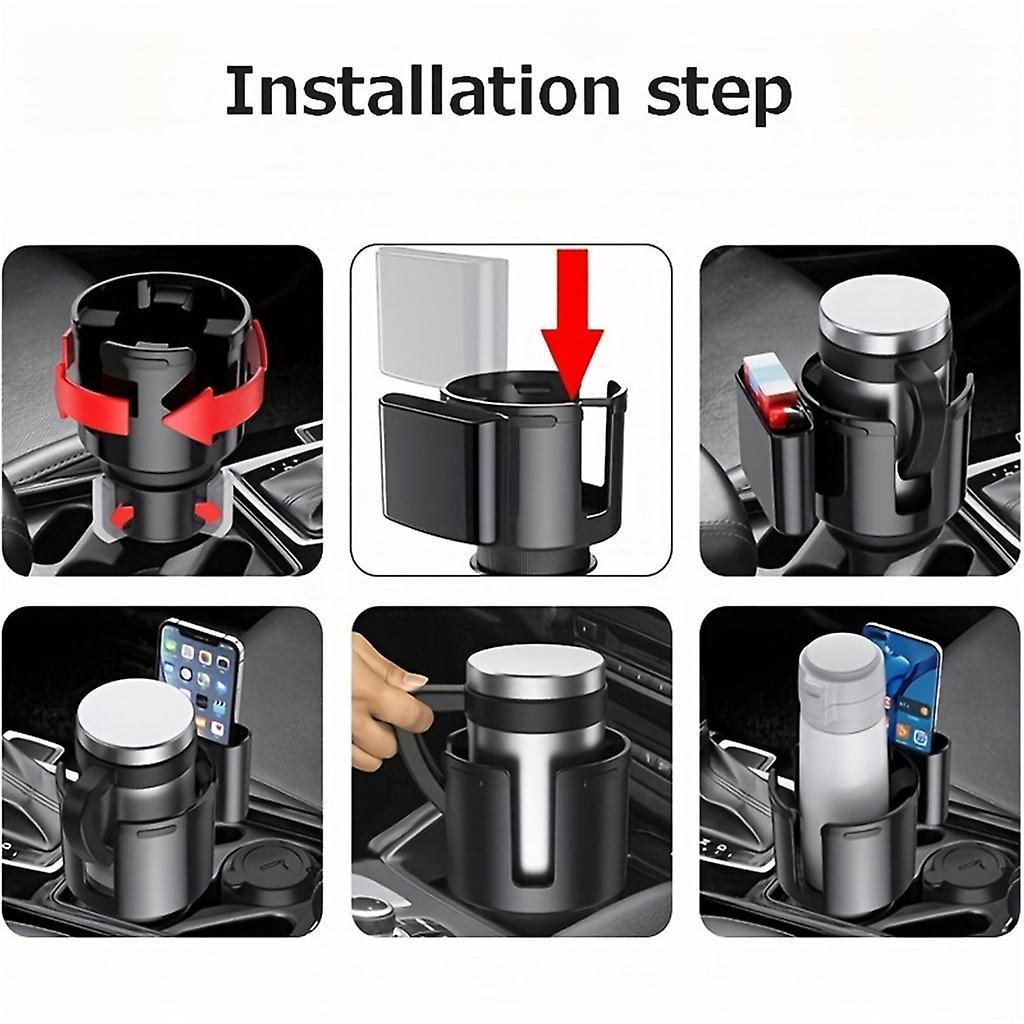 Car Cup Holder Adapter - Bottle and Beverage Organizer Auto Accessory - Image 3