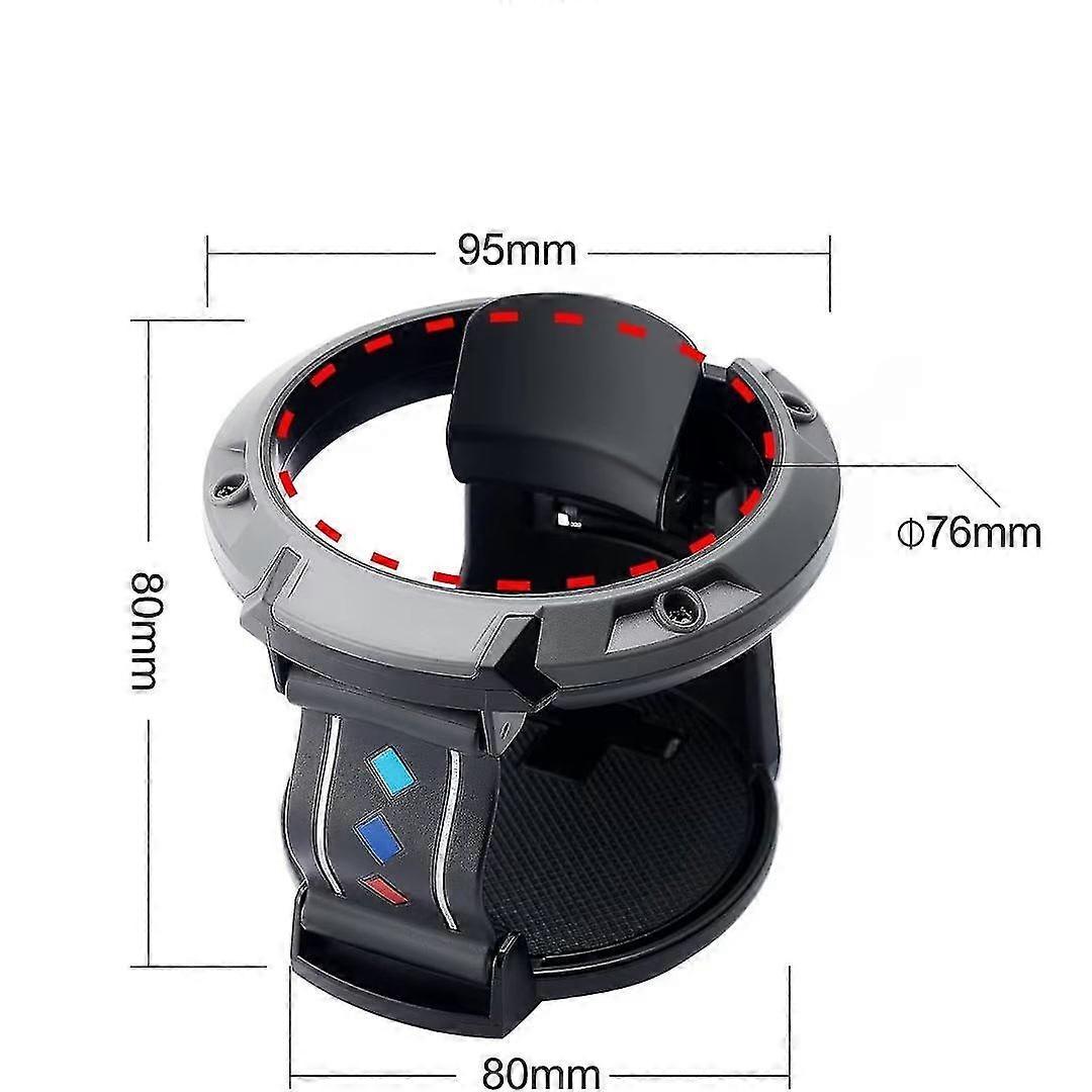 Car Cup Holder - Grey Universal Drink Organizer for Vehicle Use - Image 2