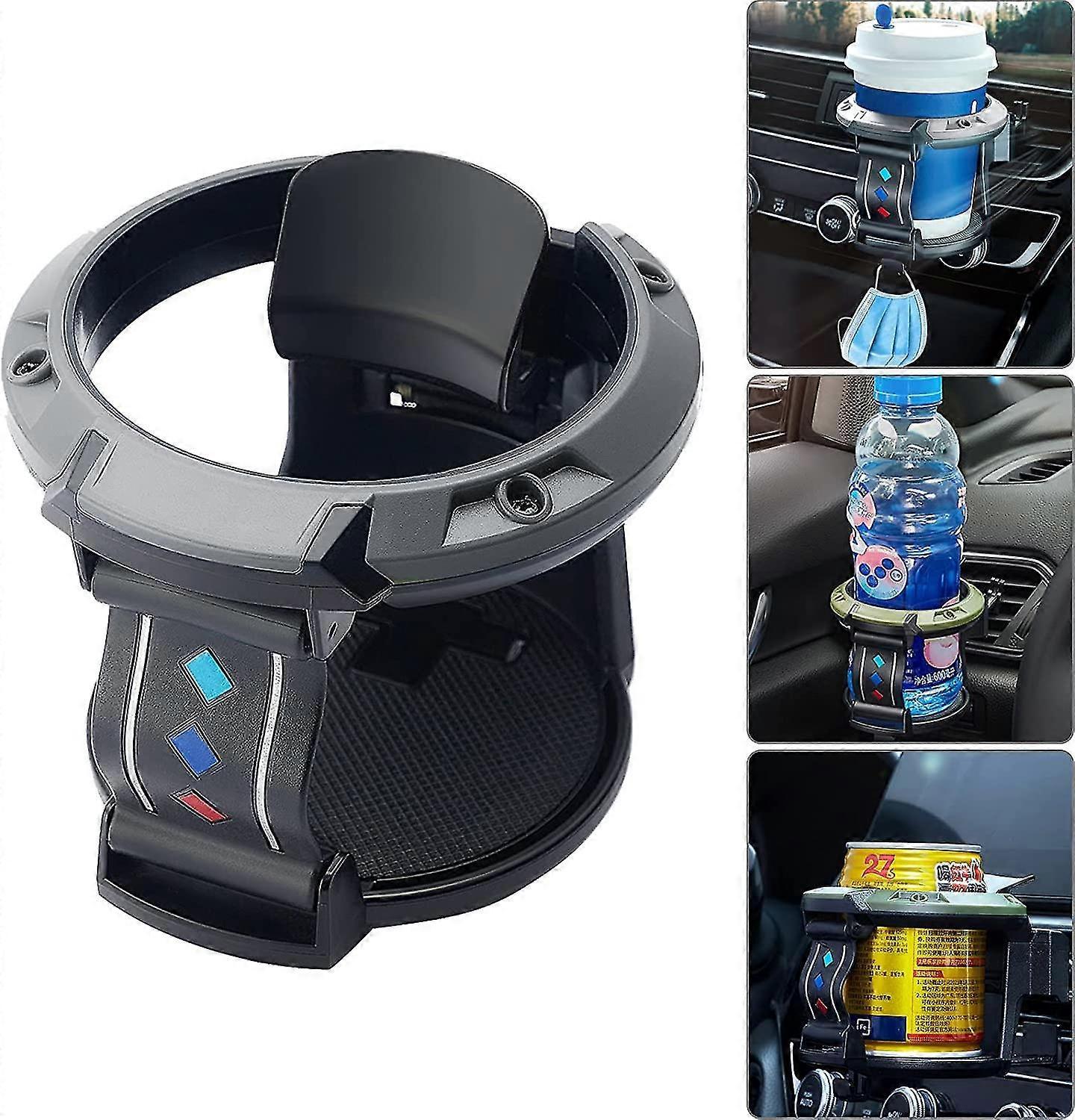 Car Cup Holder - Grey Universal Drink Organizer for Vehicle Use - Image 3