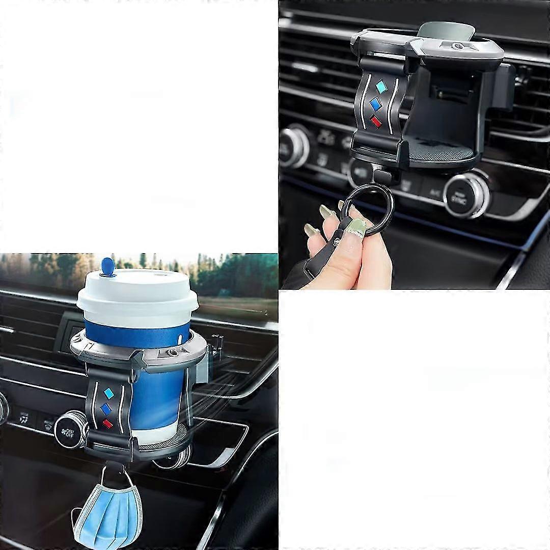 Car Cup Holder - Grey Universal Drink Organizer for Vehicle Use - Image 4