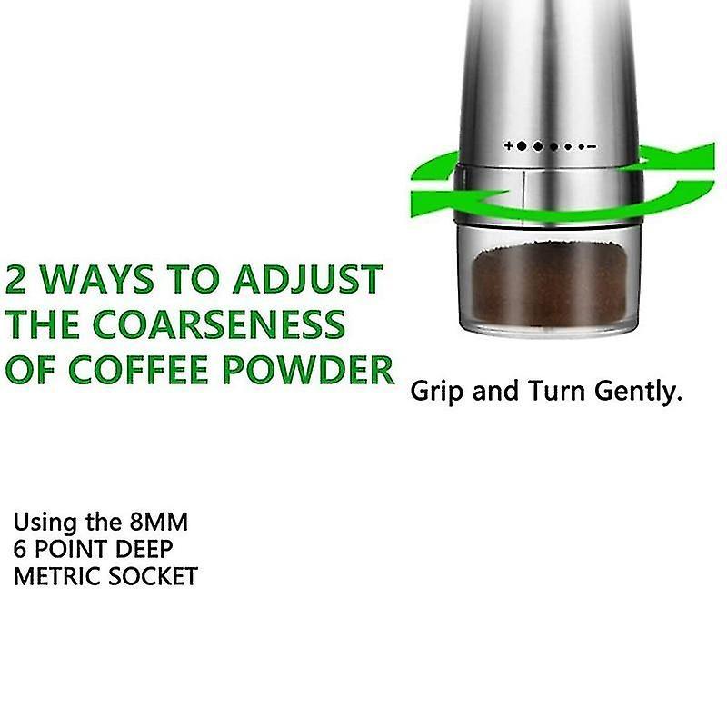 Electric Coffee Grinder - USB Rechargeable Portable Bean Mill for Home Use - Image 5