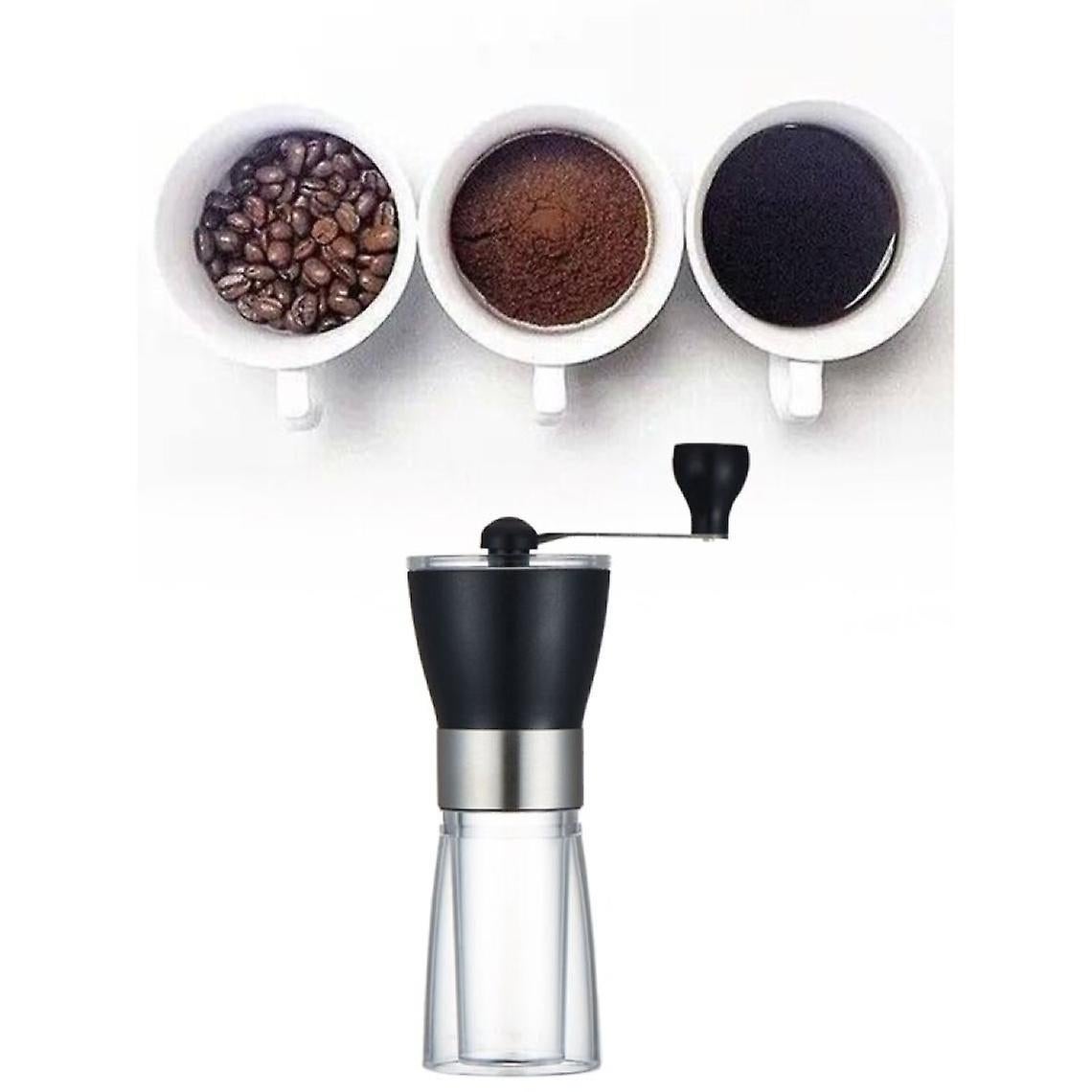 Manual Coffee Grinder - Ceramic Burr, Portable Stainless Steel Coffee Hand Grinder - Image 5