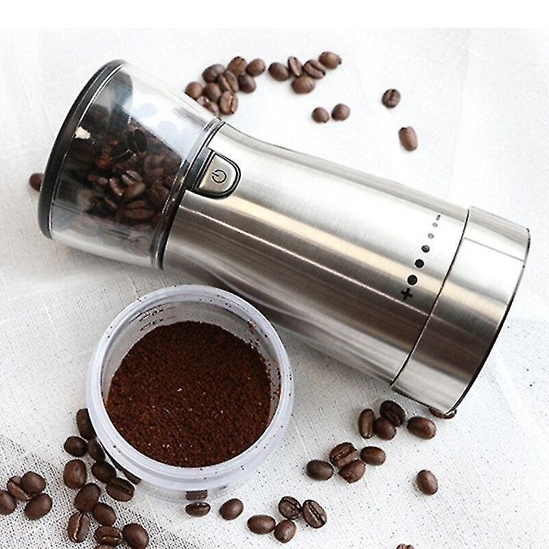 Electric Coffee Grinder - Adjustable Stainless Steel Blade Grinder for Coffee Beans - Image 2