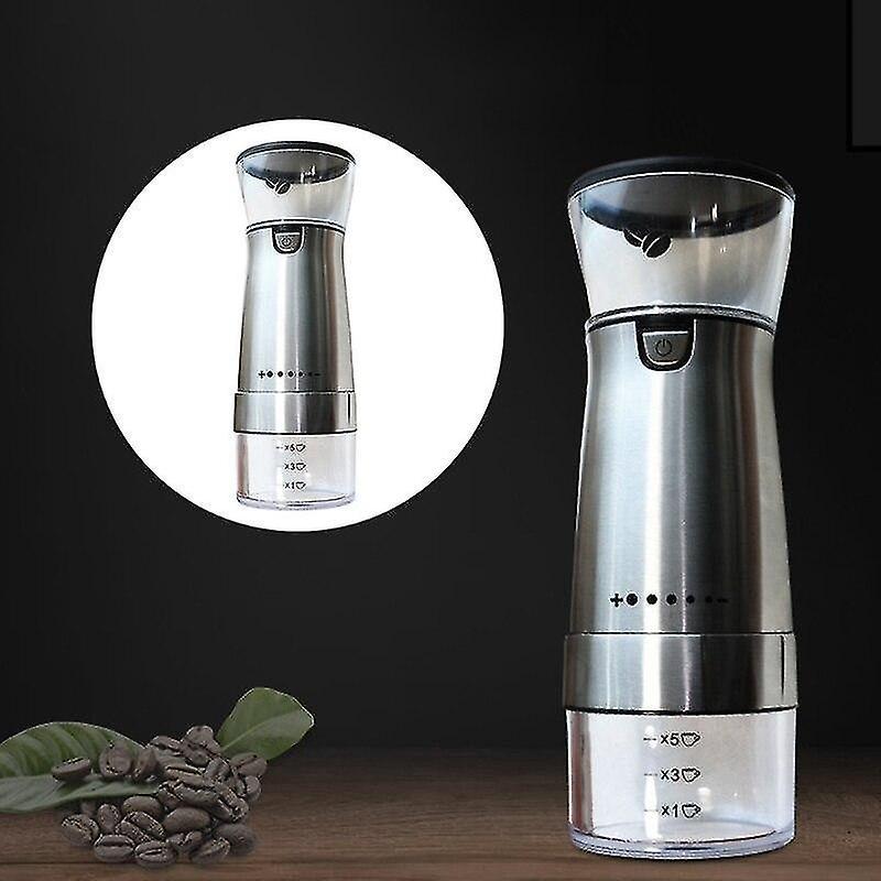 Electric Coffee Grinder - Adjustable Stainless Steel Blade Grinder for Coffee Beans - Image 3