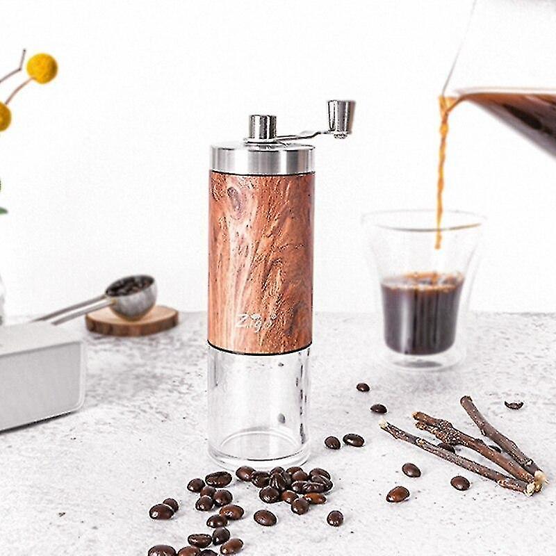 Manual Coffee Grinder - Conical Burr, Stainless Steel Hand Crank Coffee Mill - Image 3