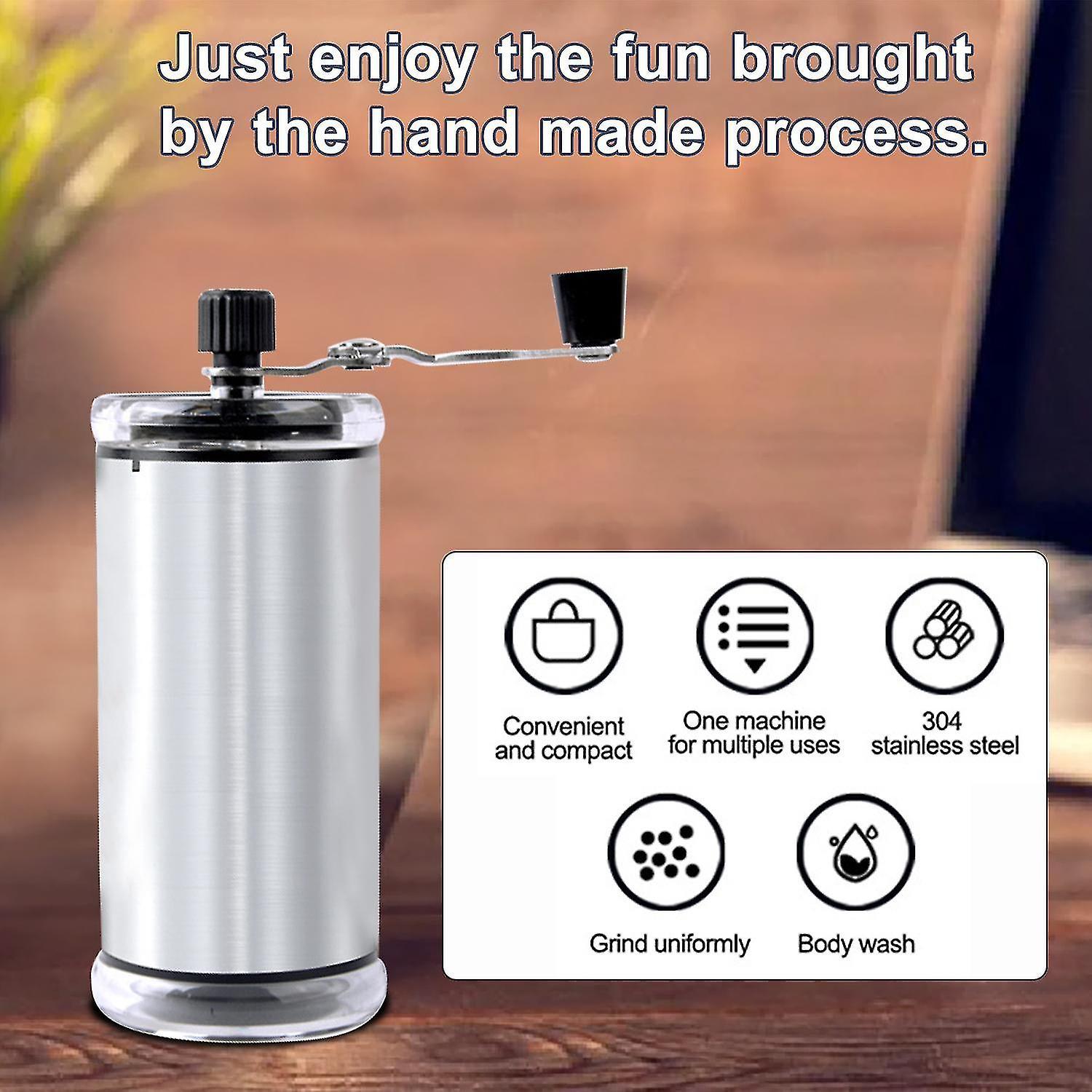 Manual Coffee Grinder - Hand Coffee Mill Bean Grinder for Drip & French Press - Image 3