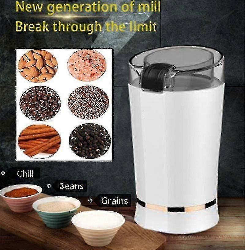 Electric Coffee Grinder - Multifunction Mill for Coffee Beans, Salt & Pepper - Image 4
