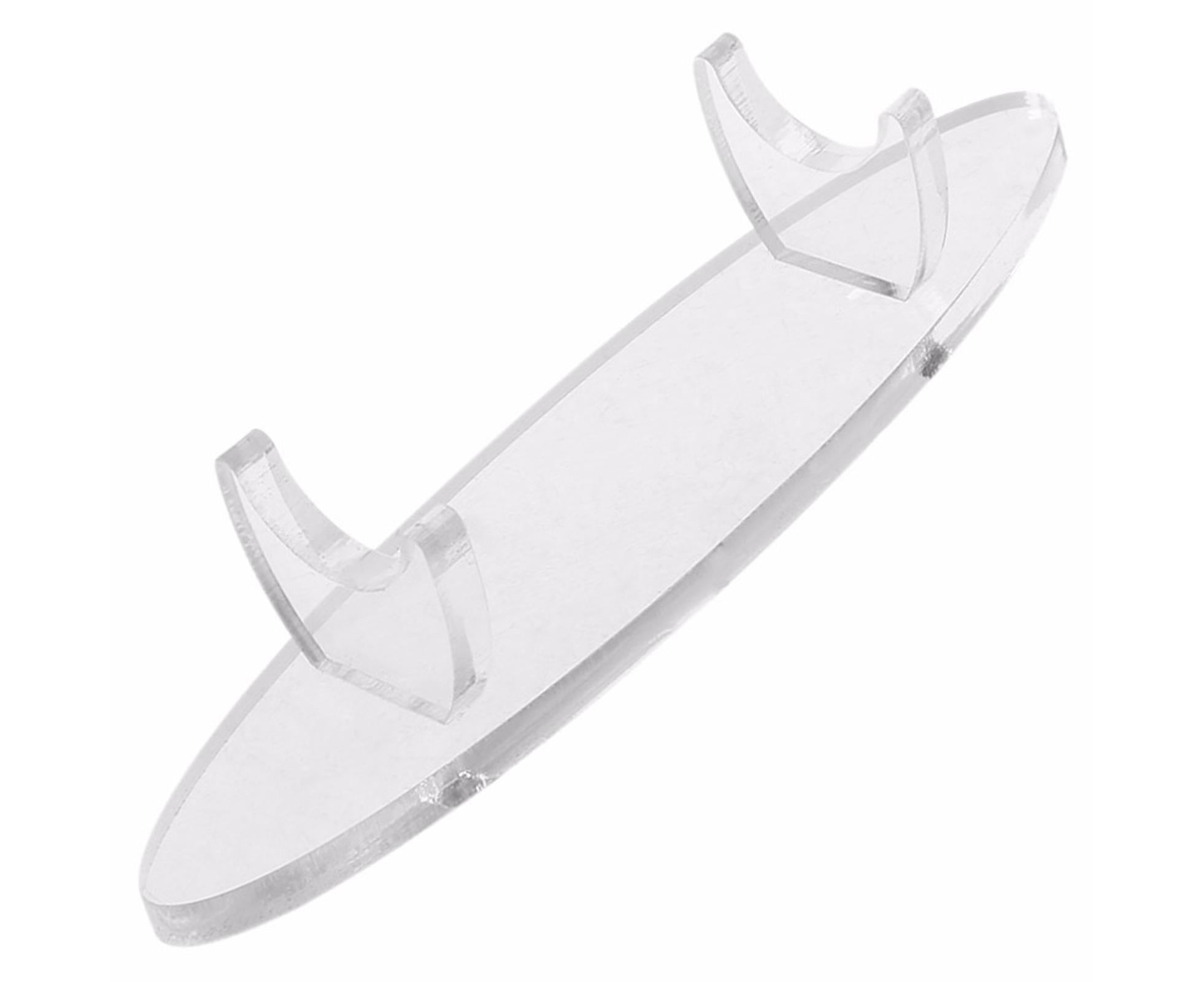 Showing Stand Sturdy Decorative 8mm Acrylic Durable Display Stand for Living Room-Transparent - Image 2