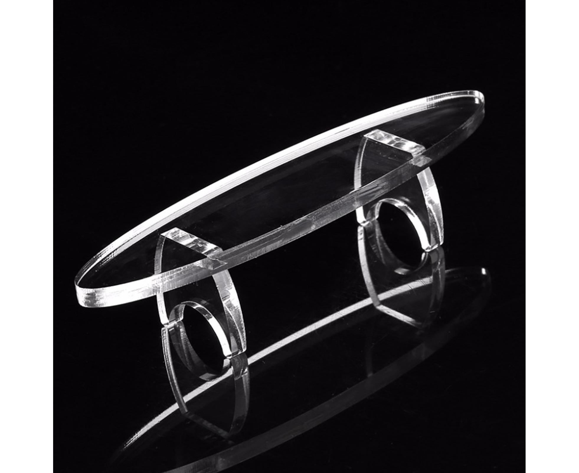 Showing Stand Sturdy Decorative 8mm Acrylic Durable Display Stand for Living Room-Transparent - Image 4