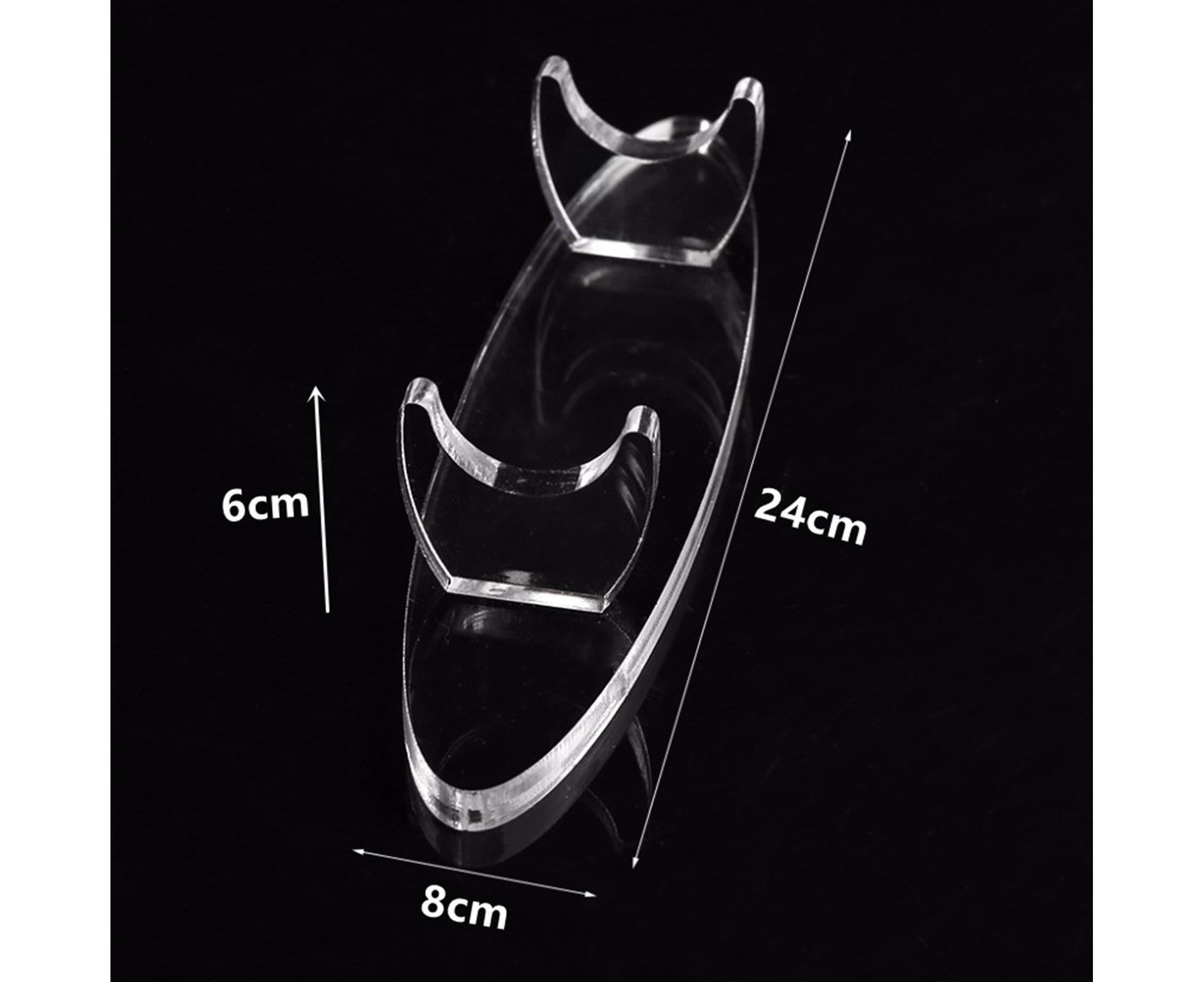 Showing Stand Sturdy Decorative 8mm Acrylic Durable Display Stand for Living Room-Transparent - Image 6