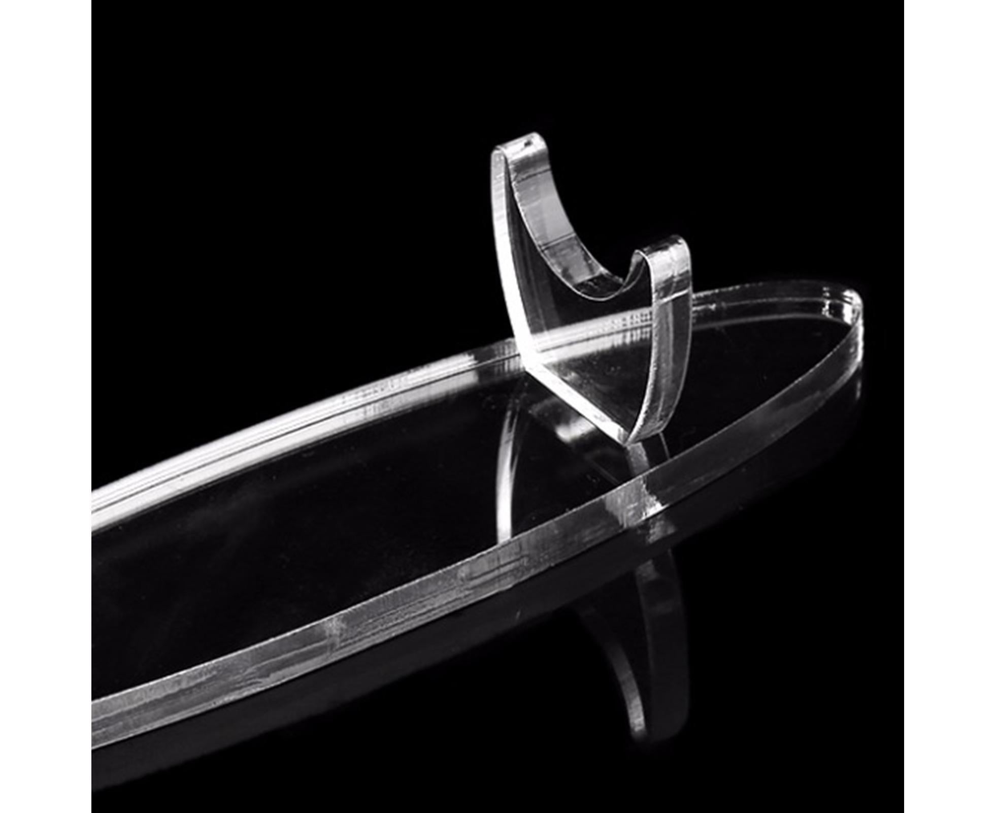 Showing Stand Sturdy Decorative 8mm Acrylic Durable Display Stand for Living Room-Transparent - Image 8