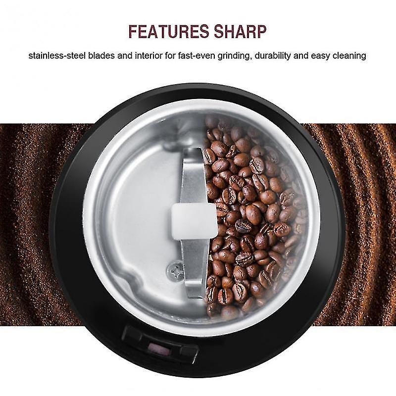 400W Electric Coffee Grinder - Stainless Steel Bean & Spice Mill - Image 3