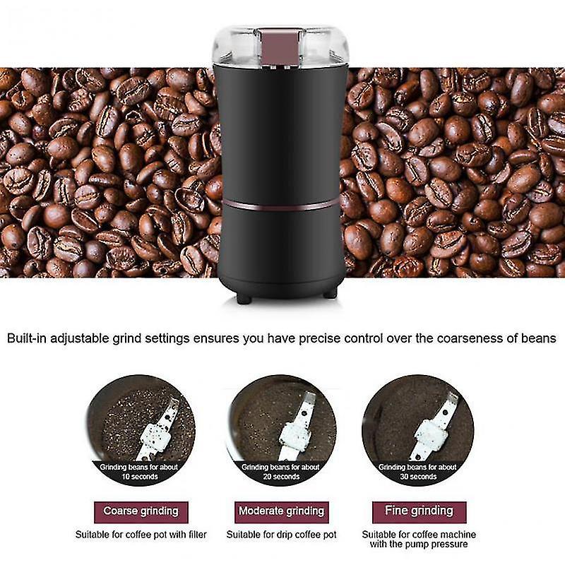400W Electric Coffee Grinder - Stainless Steel Bean & Spice Mill - Image 5