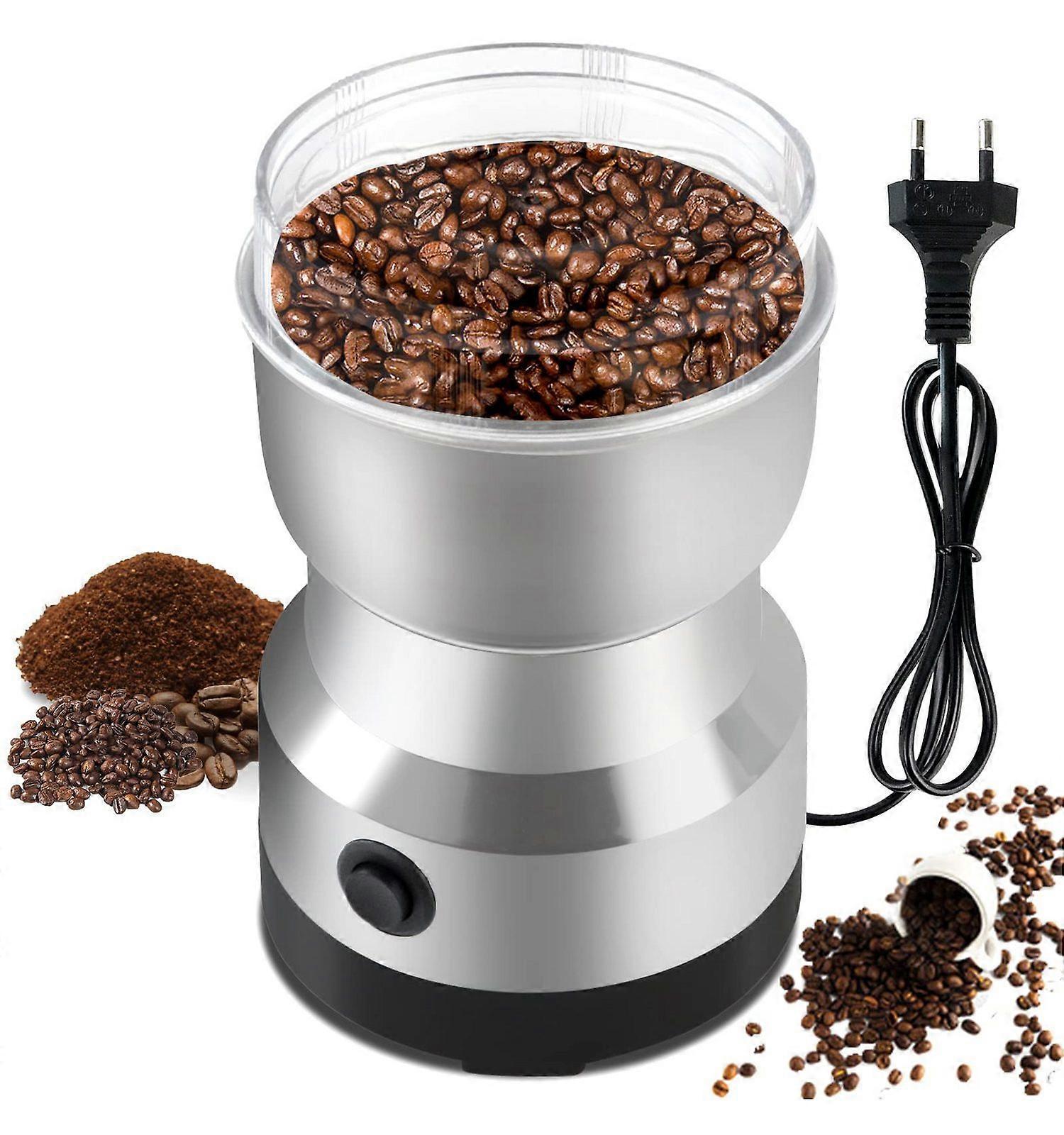 Electric Coffee Grinder - Stainless Steel Portable Spice Grinder for Coffee Beans - Image 1