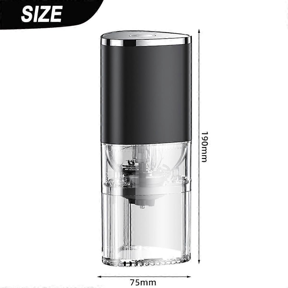 Electric Burr Coffee Grinder - Mini Cordless Coffee Bean Grinder for Home & Travel - Image 2