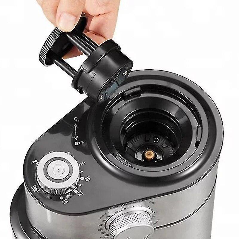 220V Flat Wheel Electric Burr Coffee Grinder Machine - High Efficiency Mill - Image 3