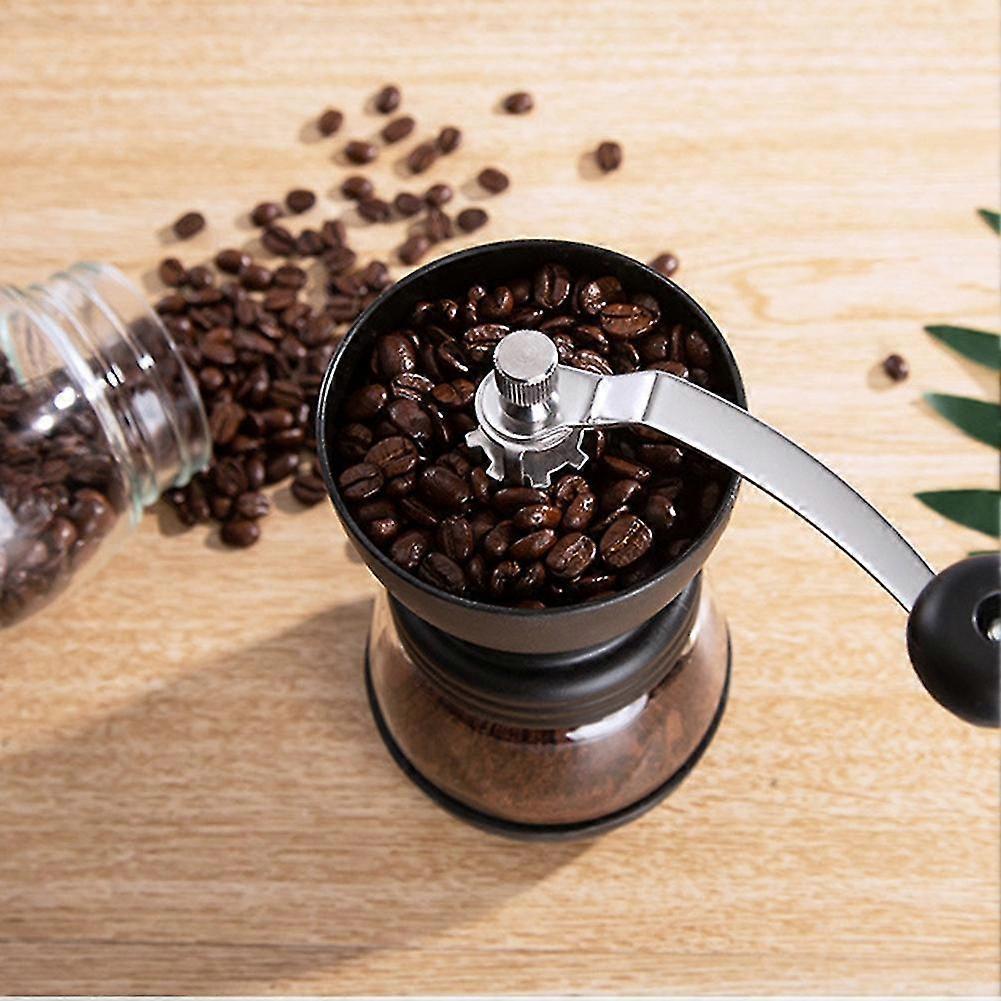 Ceramic Bean Coffee Grinder - Kitchen Manual Grinder with Compact Design - Image 4