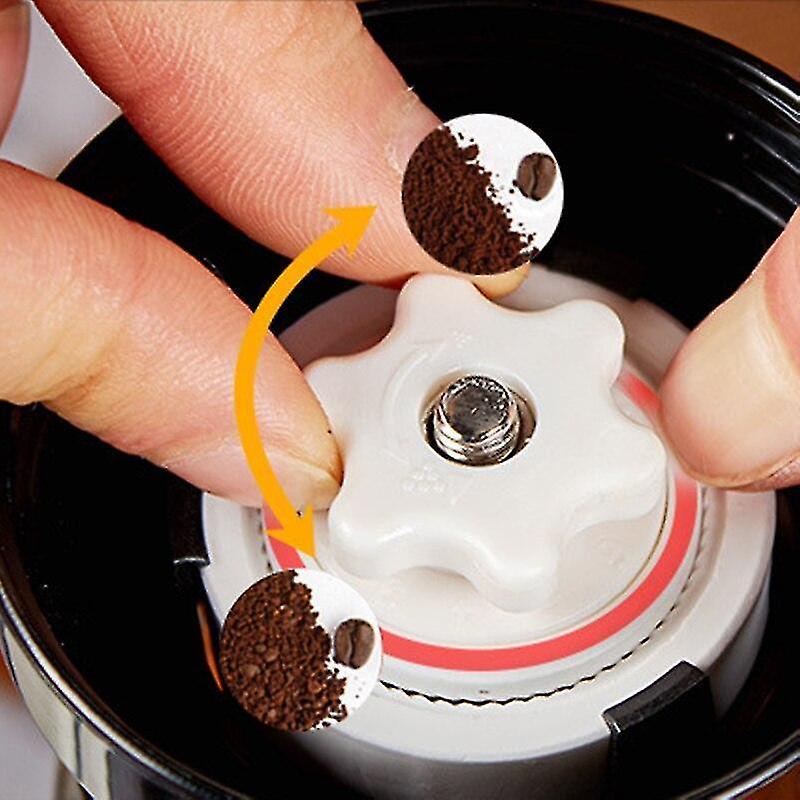Mini Manual Coffee Grinder - Acrylic Hand Grinder with Adjustable Ceramic Burr - Image 3