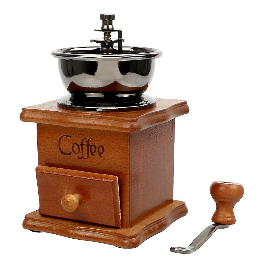 Wooden Hand Coffee Grinder - Manual Roller Mill with Ceramic Burrs - Image 1