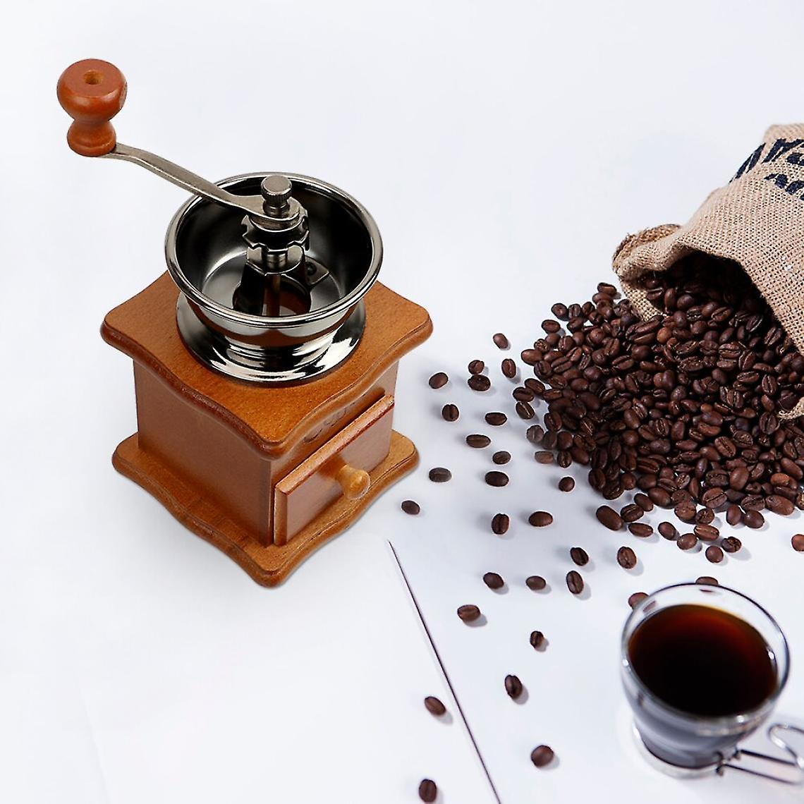 Wooden Hand Coffee Grinder - Manual Roller Mill with Ceramic Burrs - Image 2
