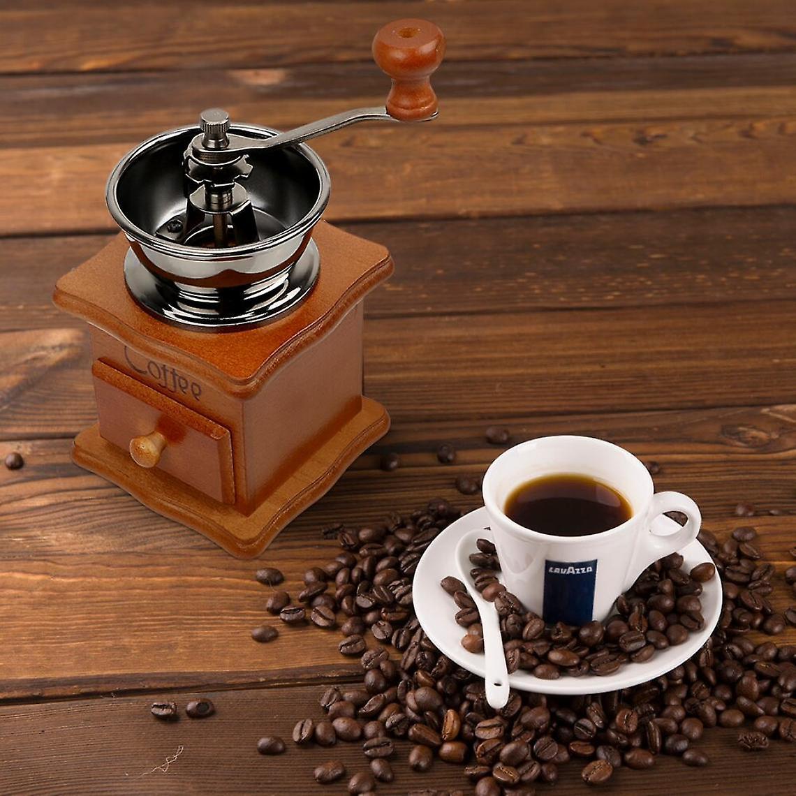 Wooden Hand Coffee Grinder - Manual Roller Mill with Ceramic Burrs - Image 3