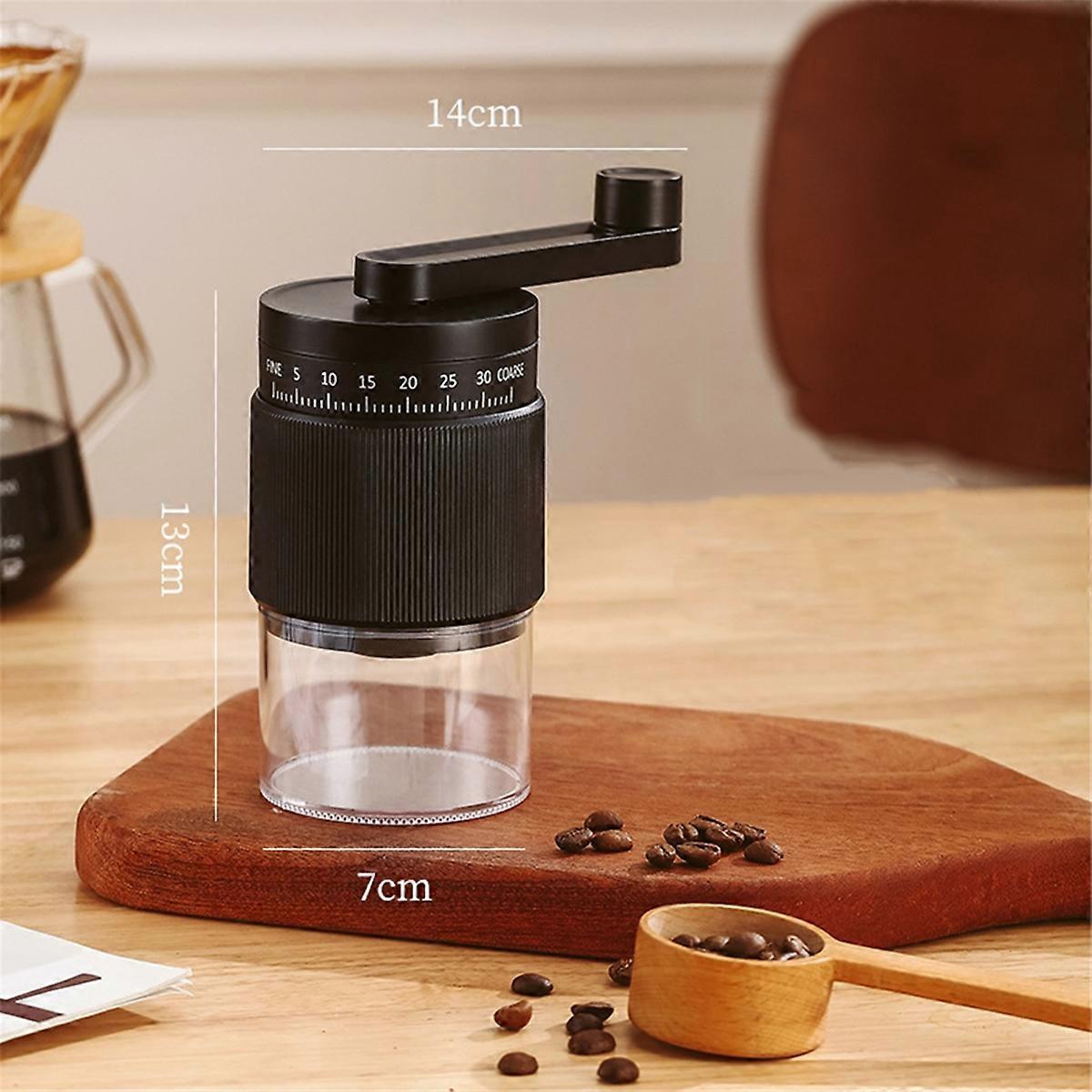 Hand-Crank Coffee Grinder - Small Manual Bean Grinder with Vintage Design - Image 3