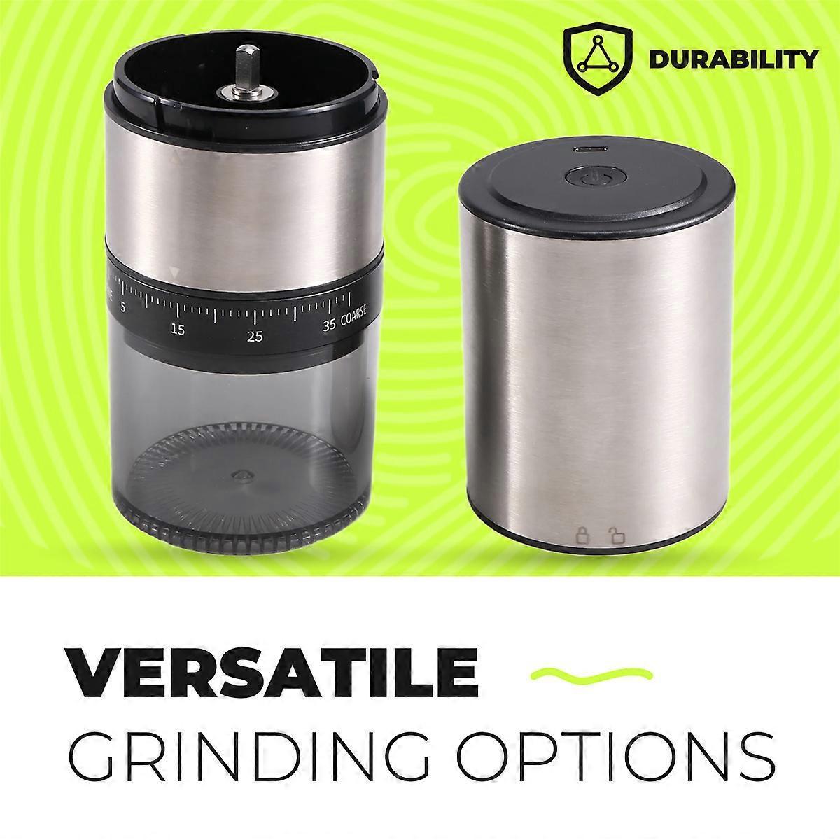 Electric Coffee Grinder - Rechargeable USB Bean Mill, Portable Automatic Grinder - Image 4