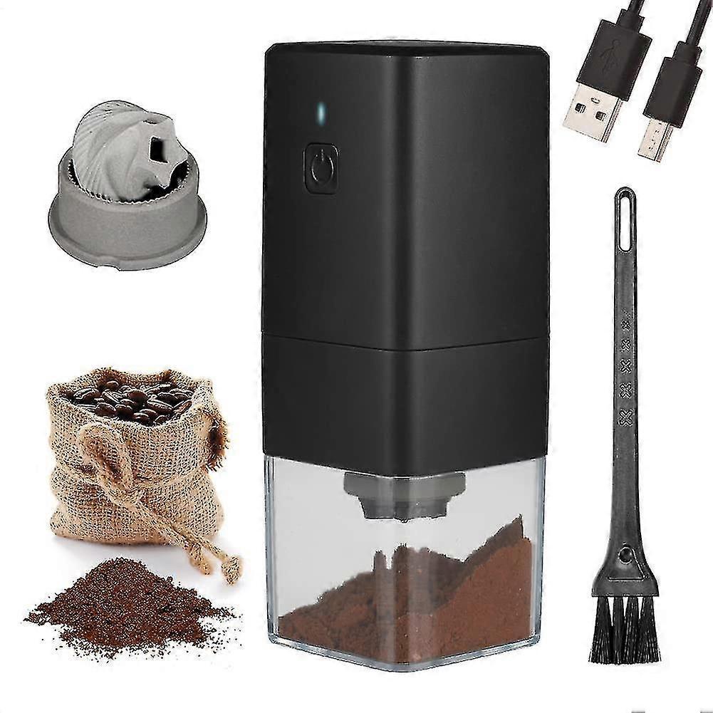 Portable Electric Coffee Grinder - USB Rechargeable, Adjustable Grind, 1300mAh Battery - Image 1