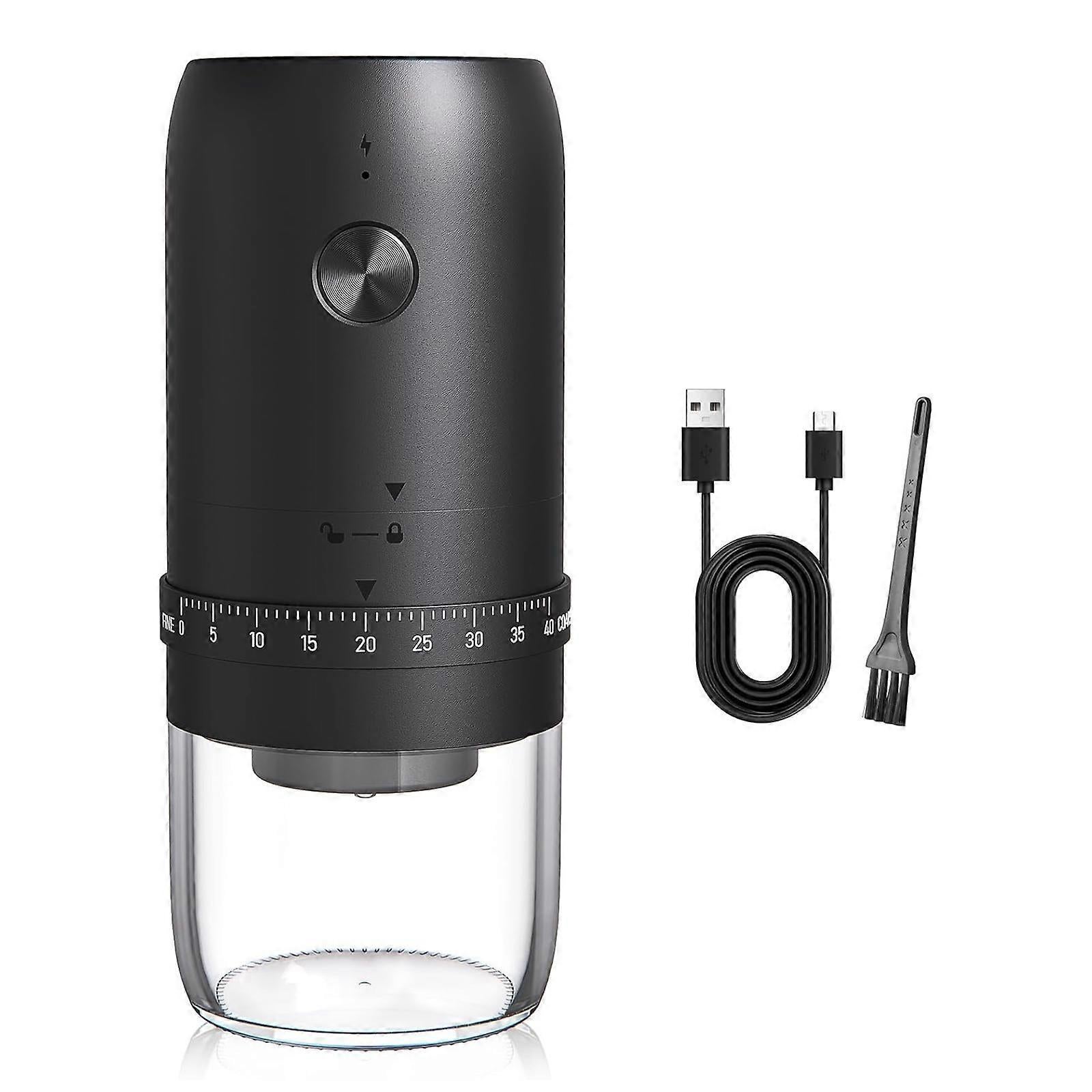 Electric Coffee Grinder - Rechargeable Coffee Mill, Compact Grinder for Office & Travel - Image 1