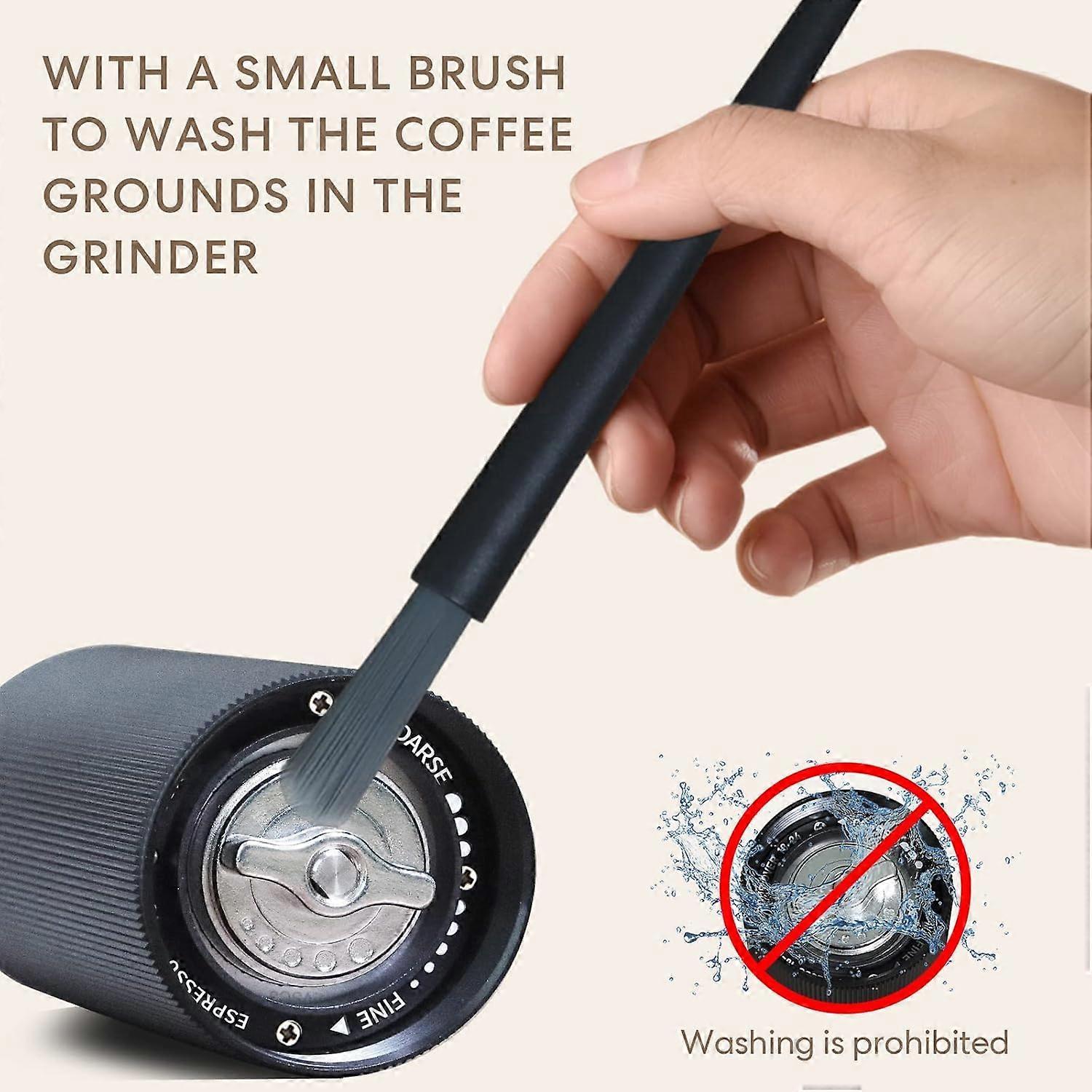 Manual Coffee Grinder - Adjustable Stainless Steel Hand Crank Coffee Mill, Portable - Image 3