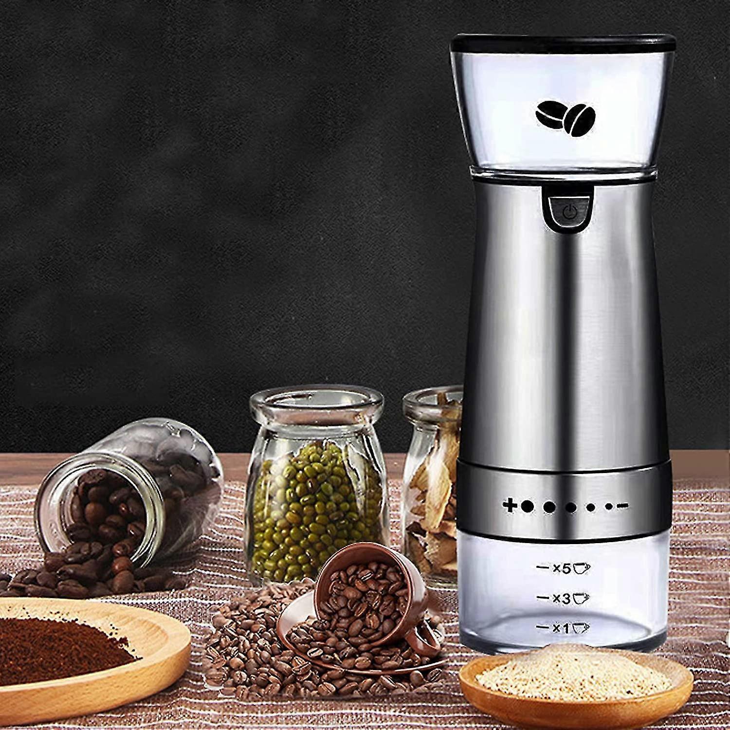 Electric Coffee Grinder - Portable Automatic Bean Grinder for Coffee & Spices - Image 5
