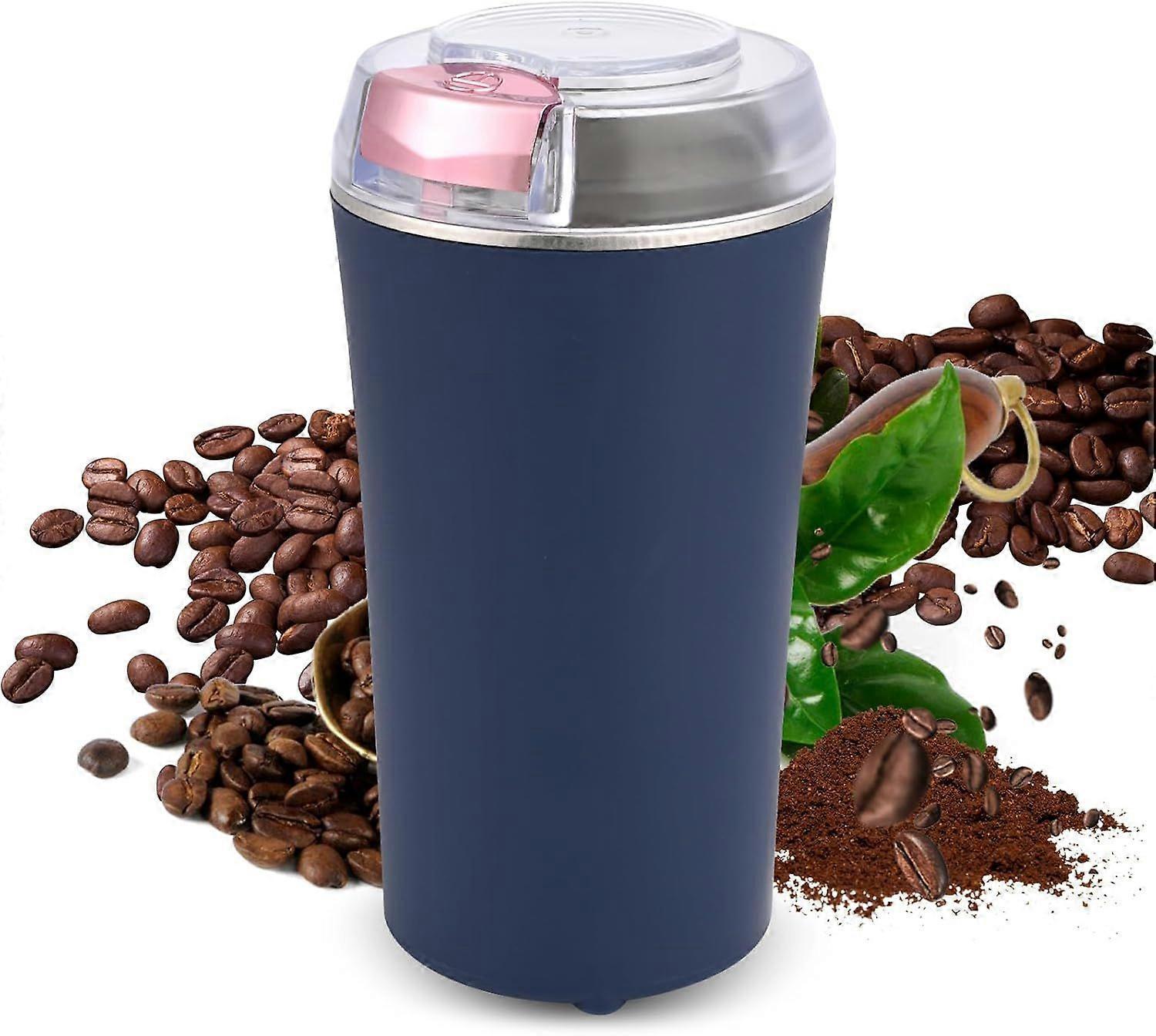 200W Electric Coffee Grinder - Stainless Steel Blades, Overheat Protection, Portable Mill - Image 1