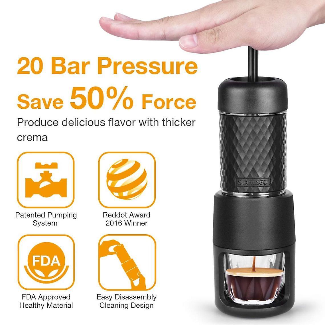 Manual Coffee Grinder - Hand Capsule Coffee Maker & Seasoning Grinder Combo Tool - Image 2