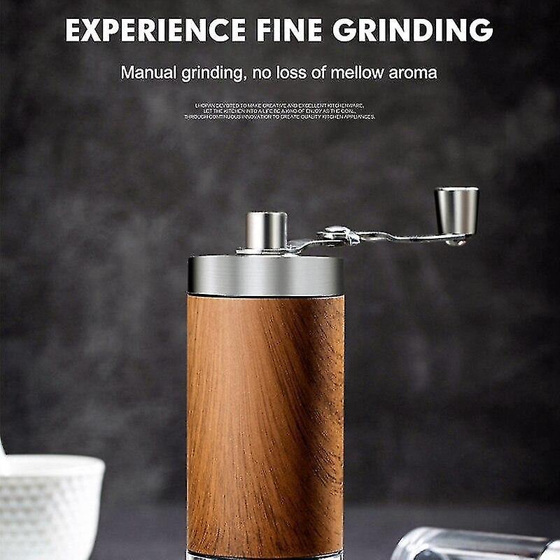 Manual Coffee Grinder - Burr Hand Mill, Portable Grinder for Travel and Camping - Image 3