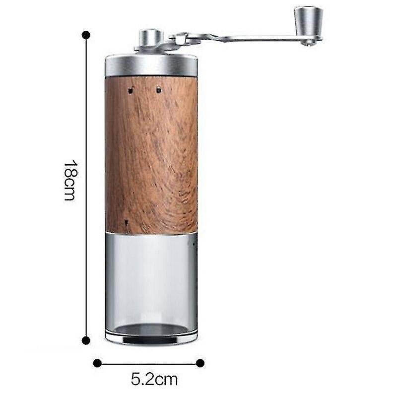 Manual Coffee Grinder - Burr Hand Mill, Portable Grinder for Travel and Camping - Image 5