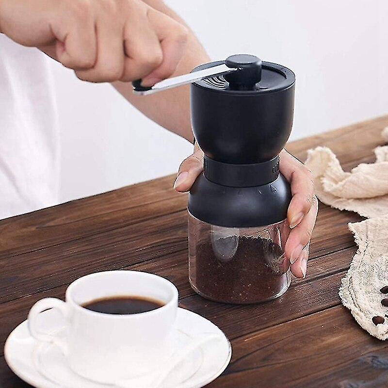 Manual Coffee Grinder - Adjustable Ceramic Burr Grinder for Drip & Espresso Coffee - Image 1