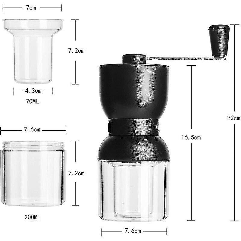 Manual Coffee Grinder - Adjustable Ceramic Burr Grinder for Drip & Espresso Coffee - Image 5