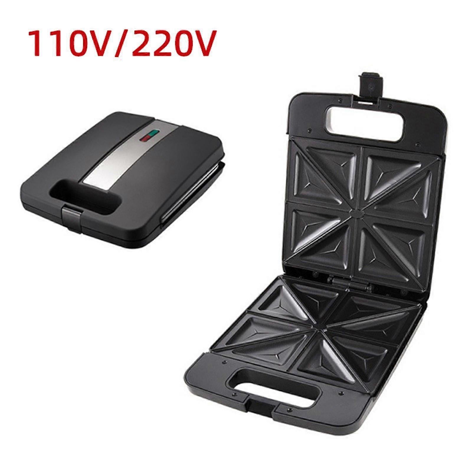 Triangle Waffle Maker with Handle - Portable Nonstick Waffle Iron for Home & Restaurant - Image 4