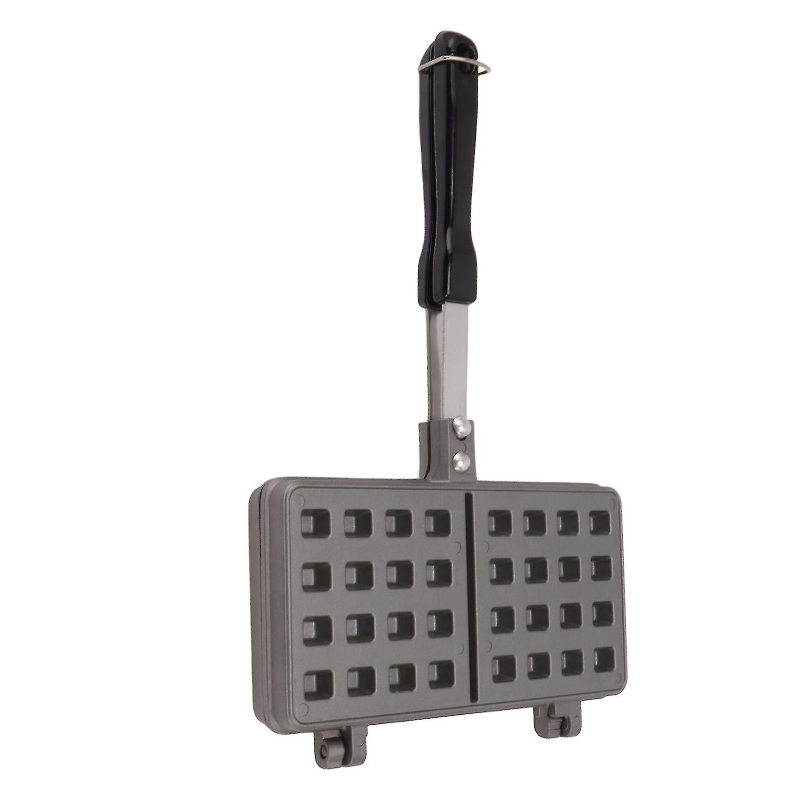 Manual Waffle Maker - Double Nonstick Aluminum Alloy Waffle Mold for Hash Browns, Pancakes - Image 5