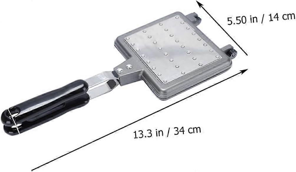 Waffle Mold Pan - Aluminum Nonstick Waffle Baking Dish for DIY Breakfast Waffles - Image 4