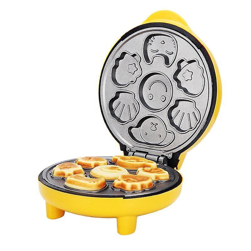 Dual Automatic Waffle Maker - Nonstick Bread Cake Breakfast Baking Machine, 2-Slice Design - Image 1