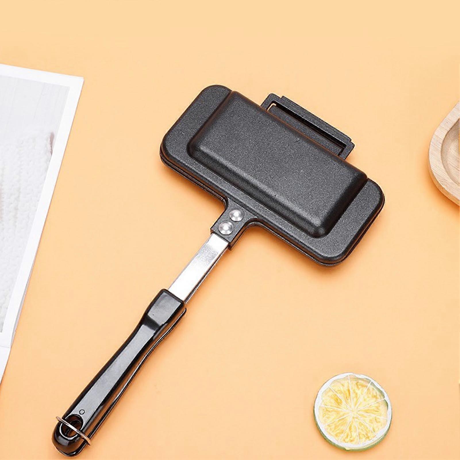 Stovetop Waffle Pan - Portable Nonstick Aluminum Waffle Maker for Family Breakfast (Type A) - Image 5