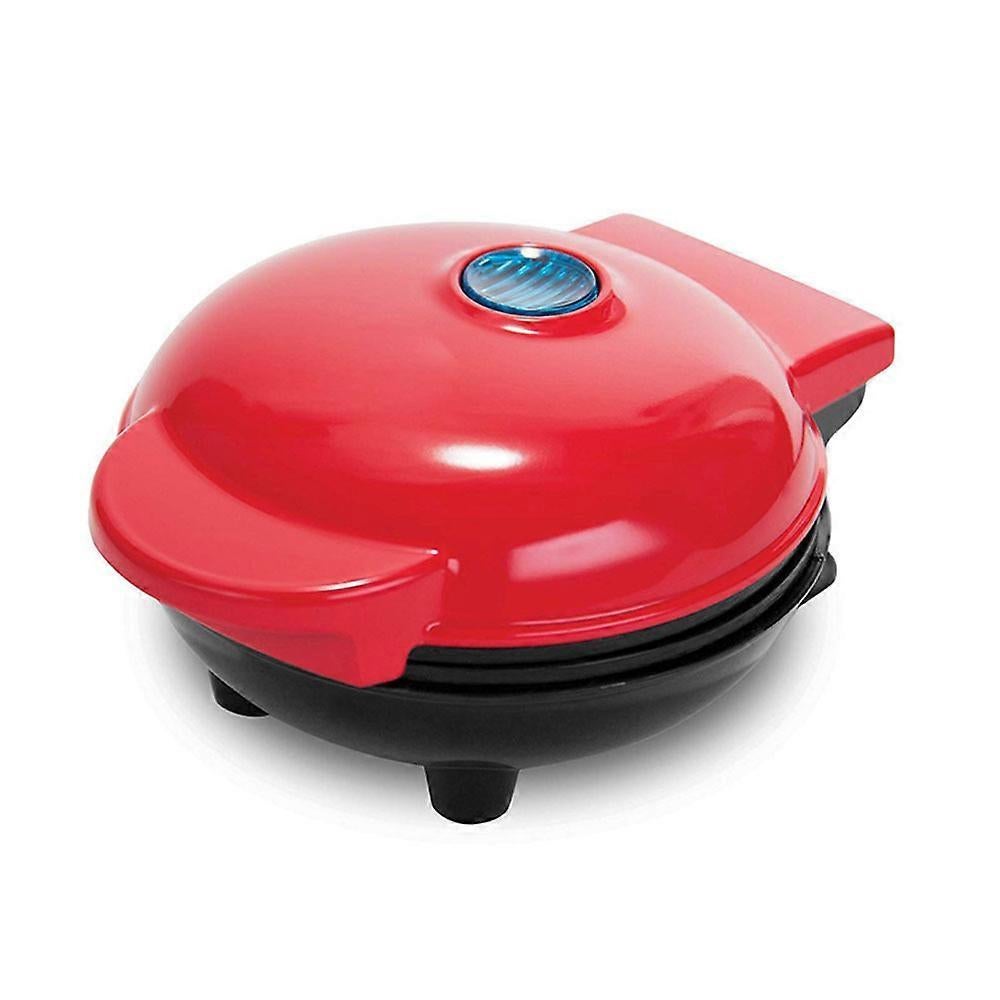 Mini Waffle Maker - Nonstick Round Red Waffle Machine for Parties, Babies & Holiday Treats - Image 3