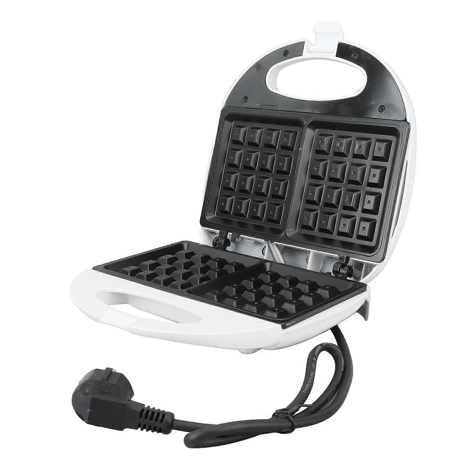 750W Mini Waffle Maker - Nonstick Aluminum Alloy Waffle Iron for Breakfast, Easy to Use - Image 1